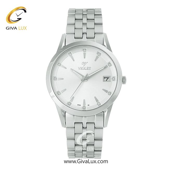 ساعت مچی اورجینال مردانه ویولت VIOLET نقره ای | نقره ای| نقره ای| کد رفرنس 0577